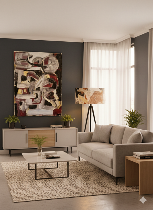 Geisha Handmade Organic Cotton Lamp Shade