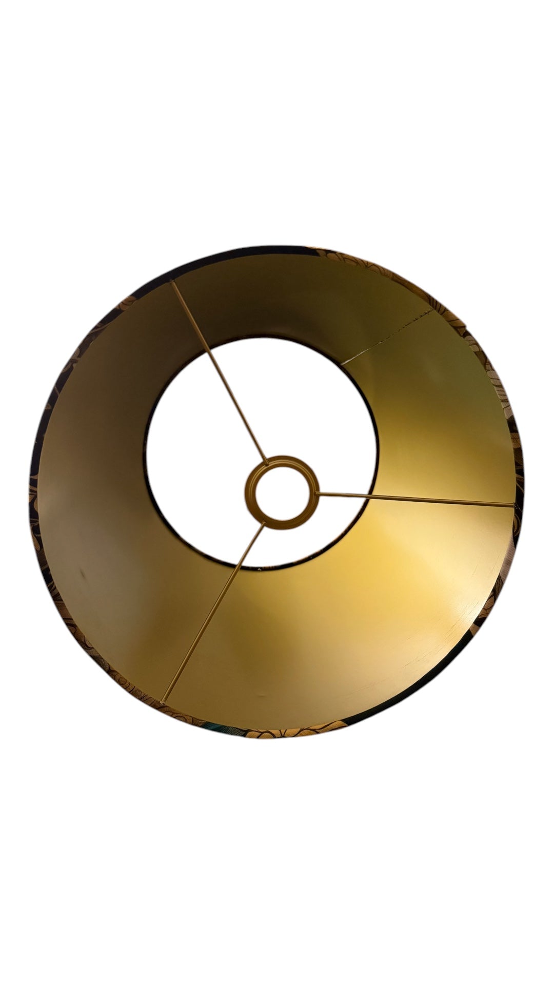 Geisha Gold Empire Lampshade – Handcrafted Cotton Shade