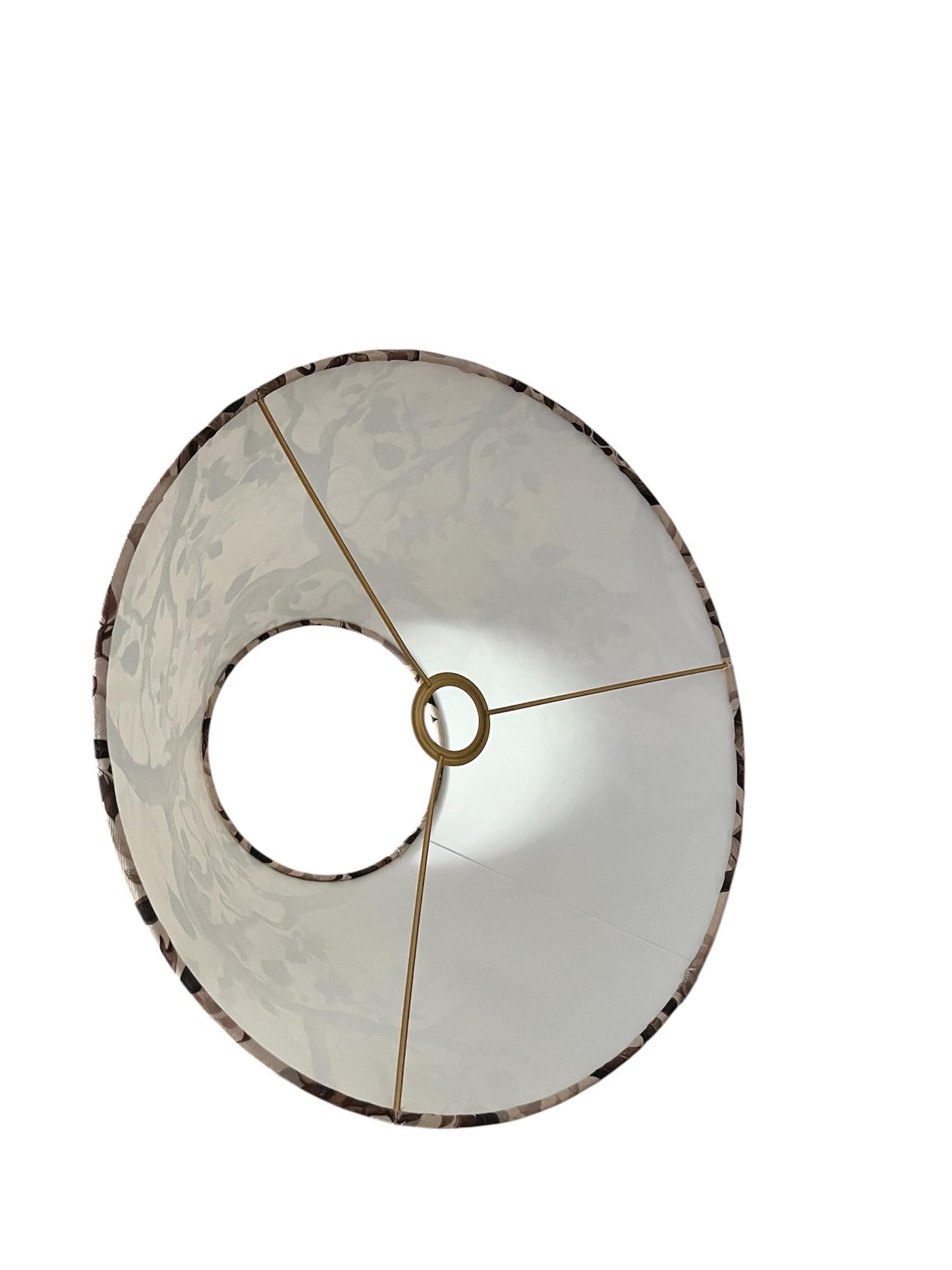 Handcrafted Conical Botanical Lampshade