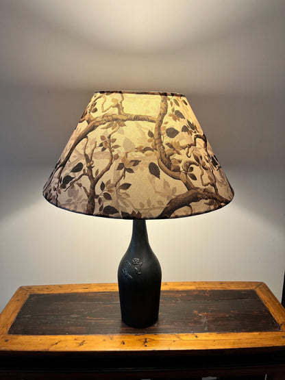 Handcrafted Conical Botanical  Lampshade