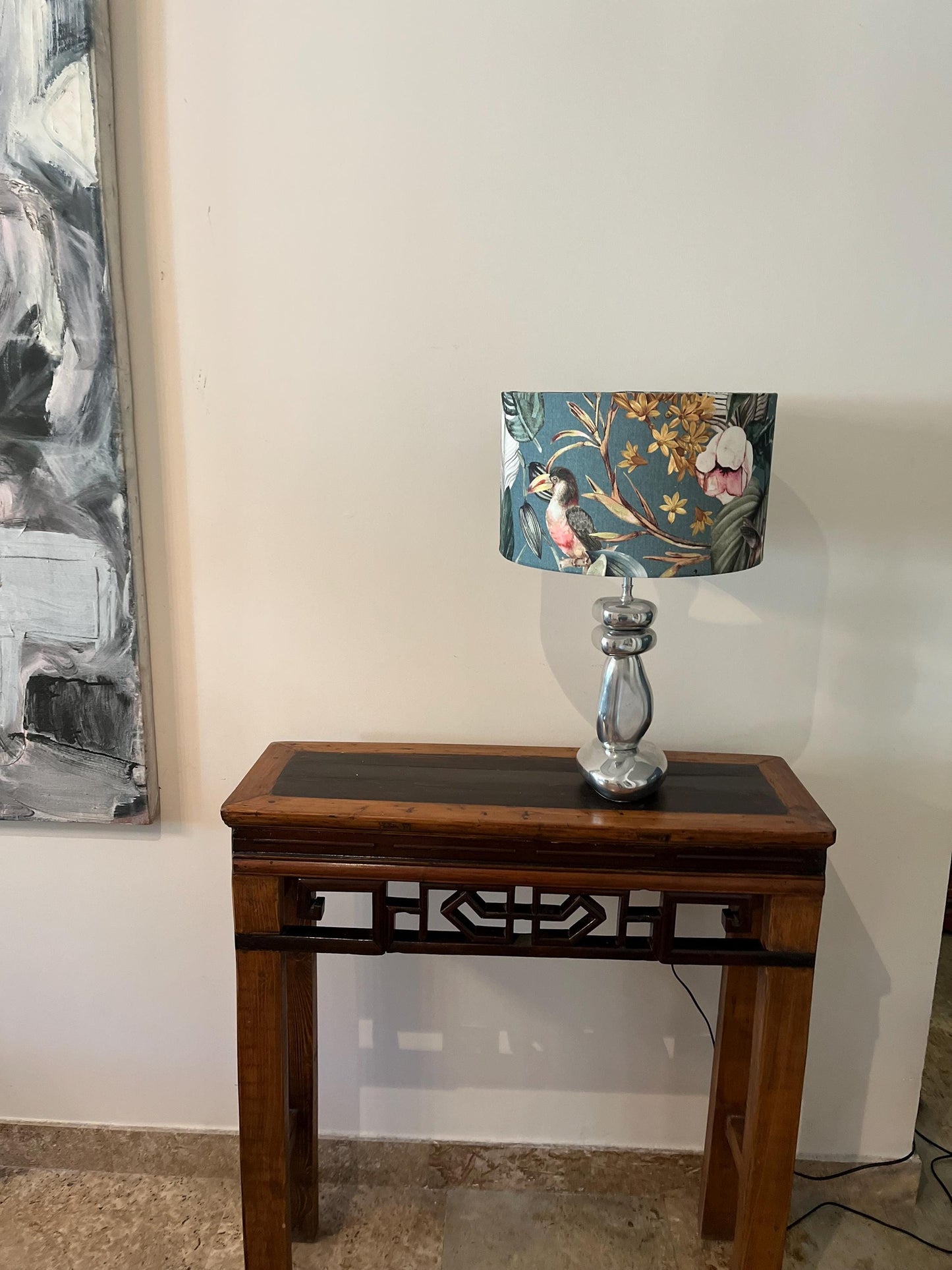 Handcrafted Drum Boho Lampshade