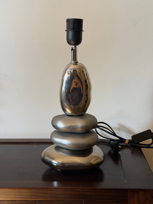 Stacked Stone Ceramic Lamp Base – Steen Spiegel (1990s)