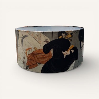 Geisha  Handmade  Organic Cotton Lamp Shade