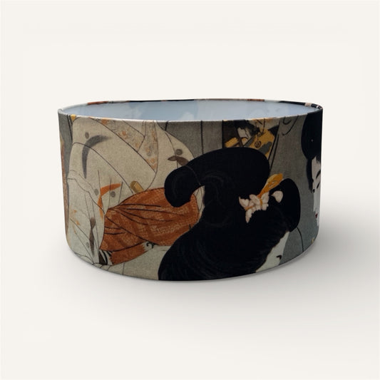 Geisha  Handmade  Organic Cotton Lamp Shade