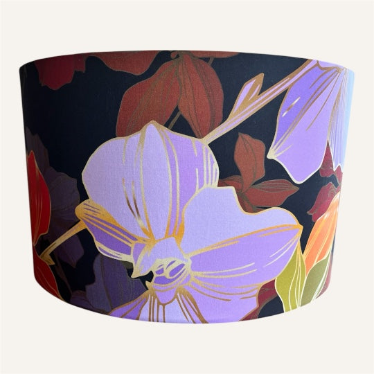 Handmade Colourful Drum Lampshade