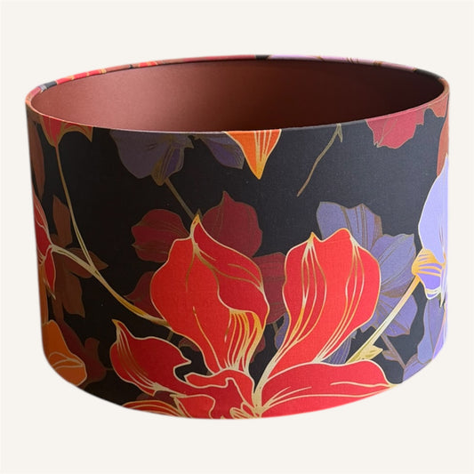 Handmade Colourful Drum Lampshade