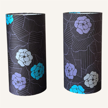 Handmade Lampshade in Vintage Sven Fristedt Fabric — Borås Cotton, 1991