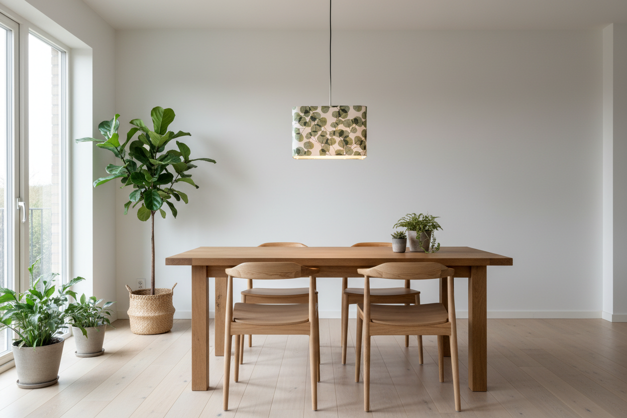 Botanical pendant lampshade - accurate size