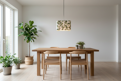 Botanical pendant lampshade - accurate size