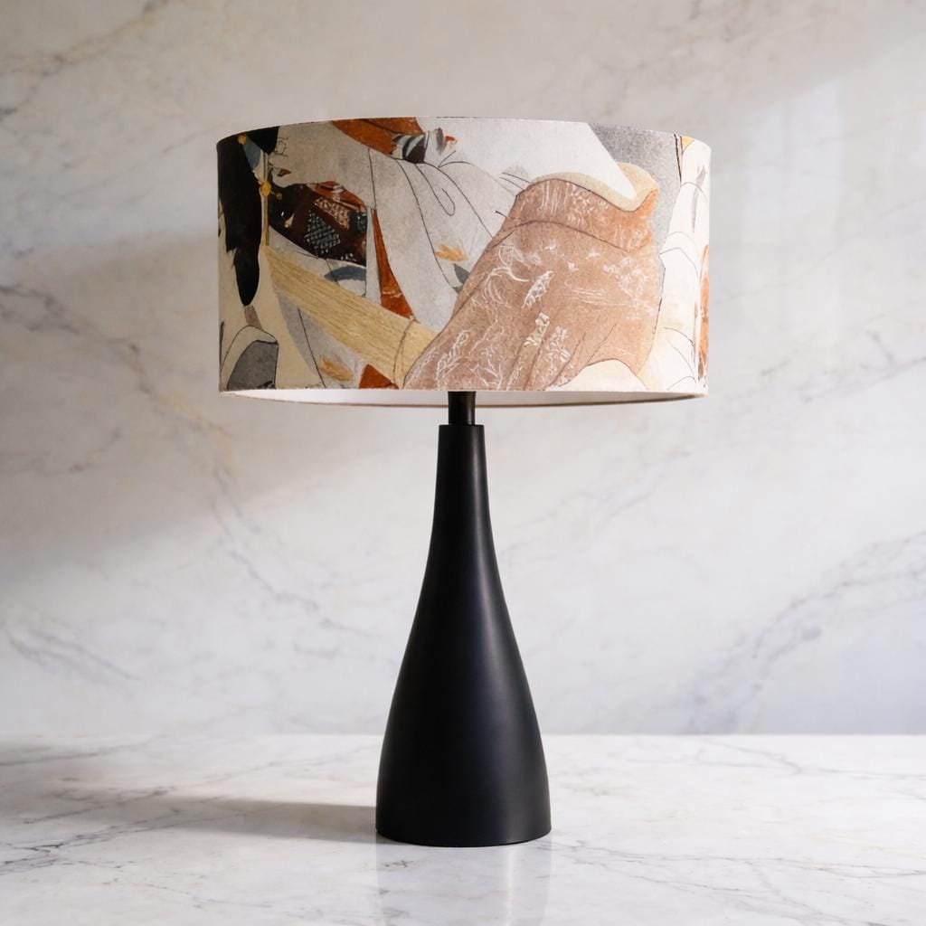 Geisha  Handmade  Organic Cotton Lamp Shade