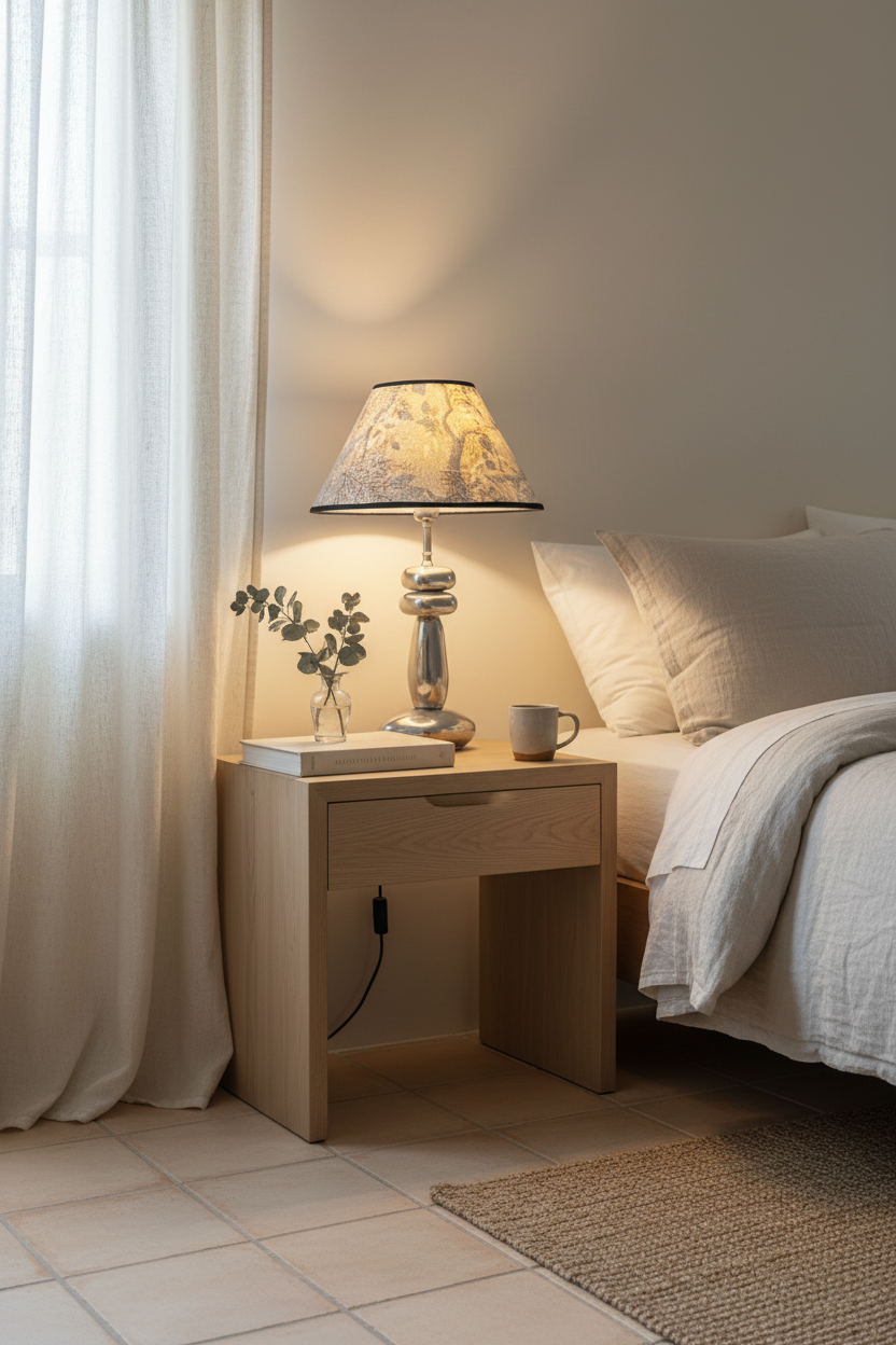 Lamp in lifestyle setting