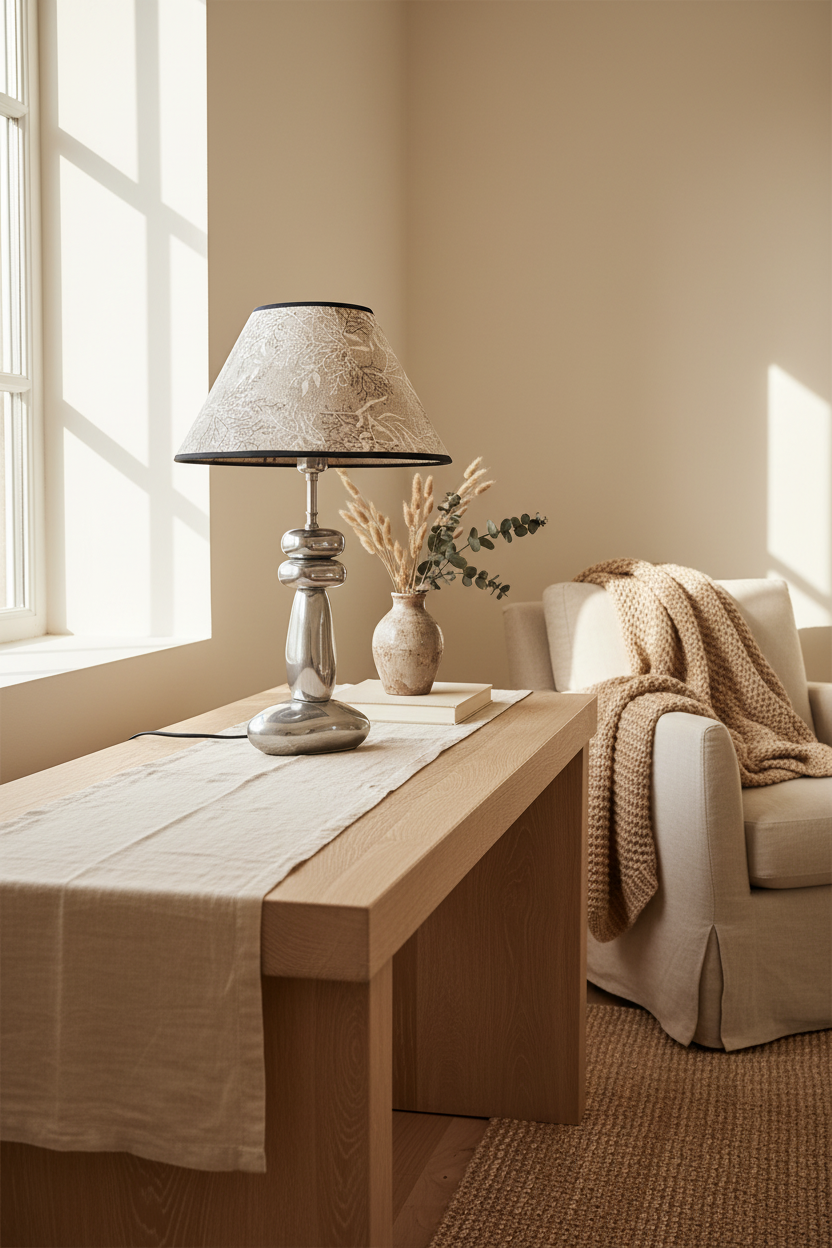 Lamp in lifestyle setting