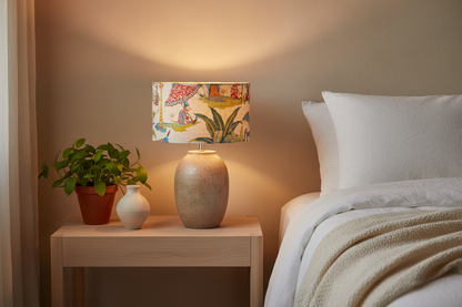 Monkey Scene Lampshade in Lifestyle Setting