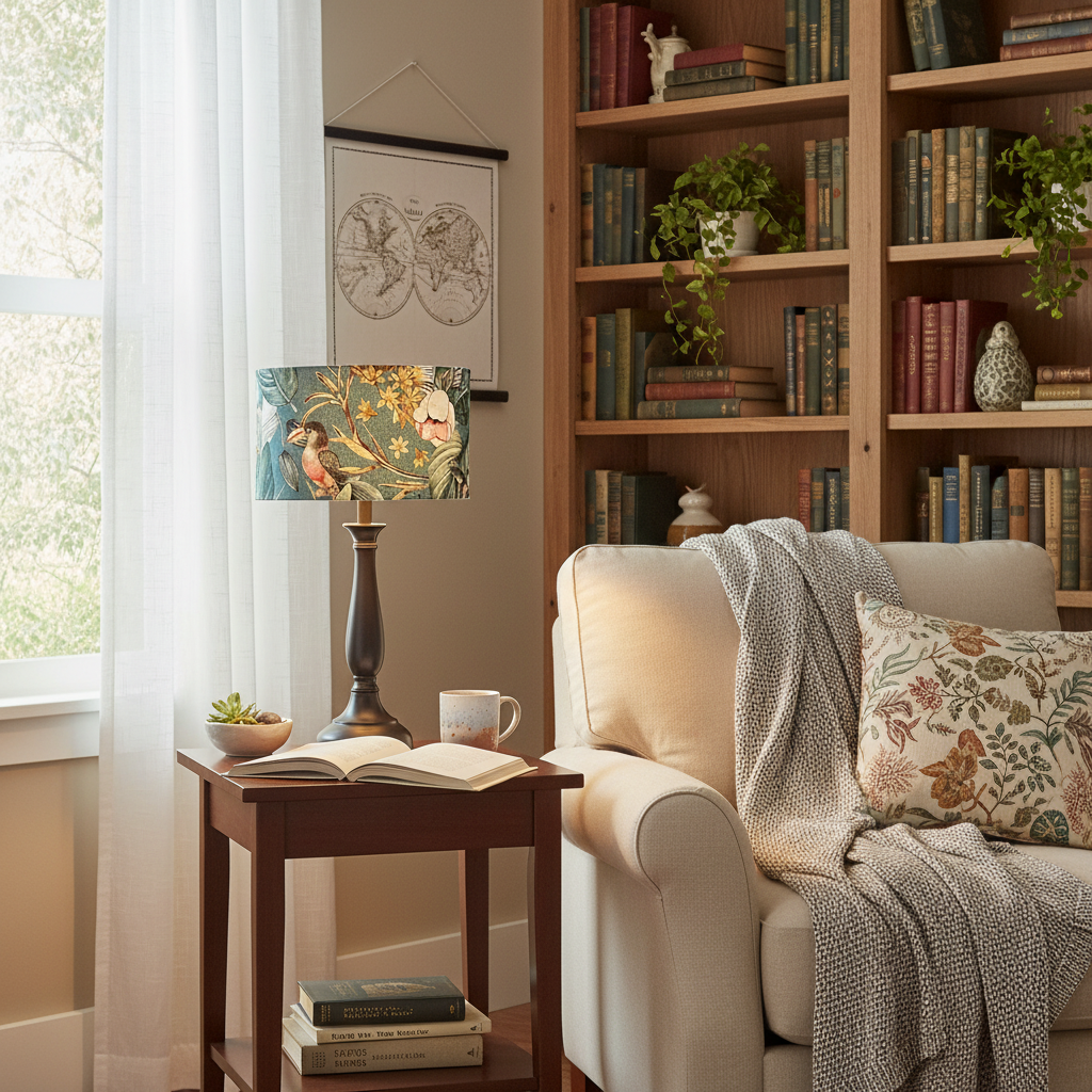 Reading nook setting