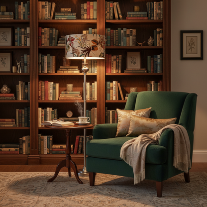 Reading nook setting