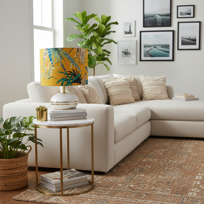 Safari lamp in lifestyle setting